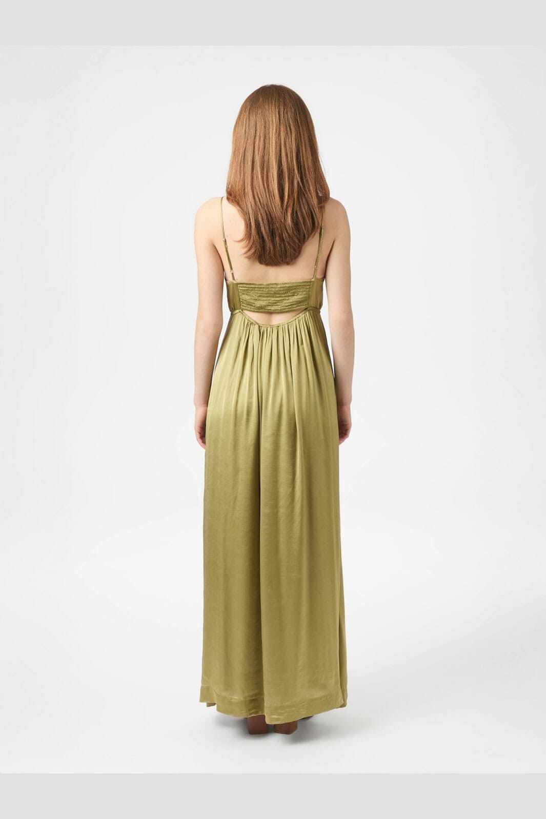 Neo Noir - Savani Long Soft Dress 166383 - 340 - Sage Green