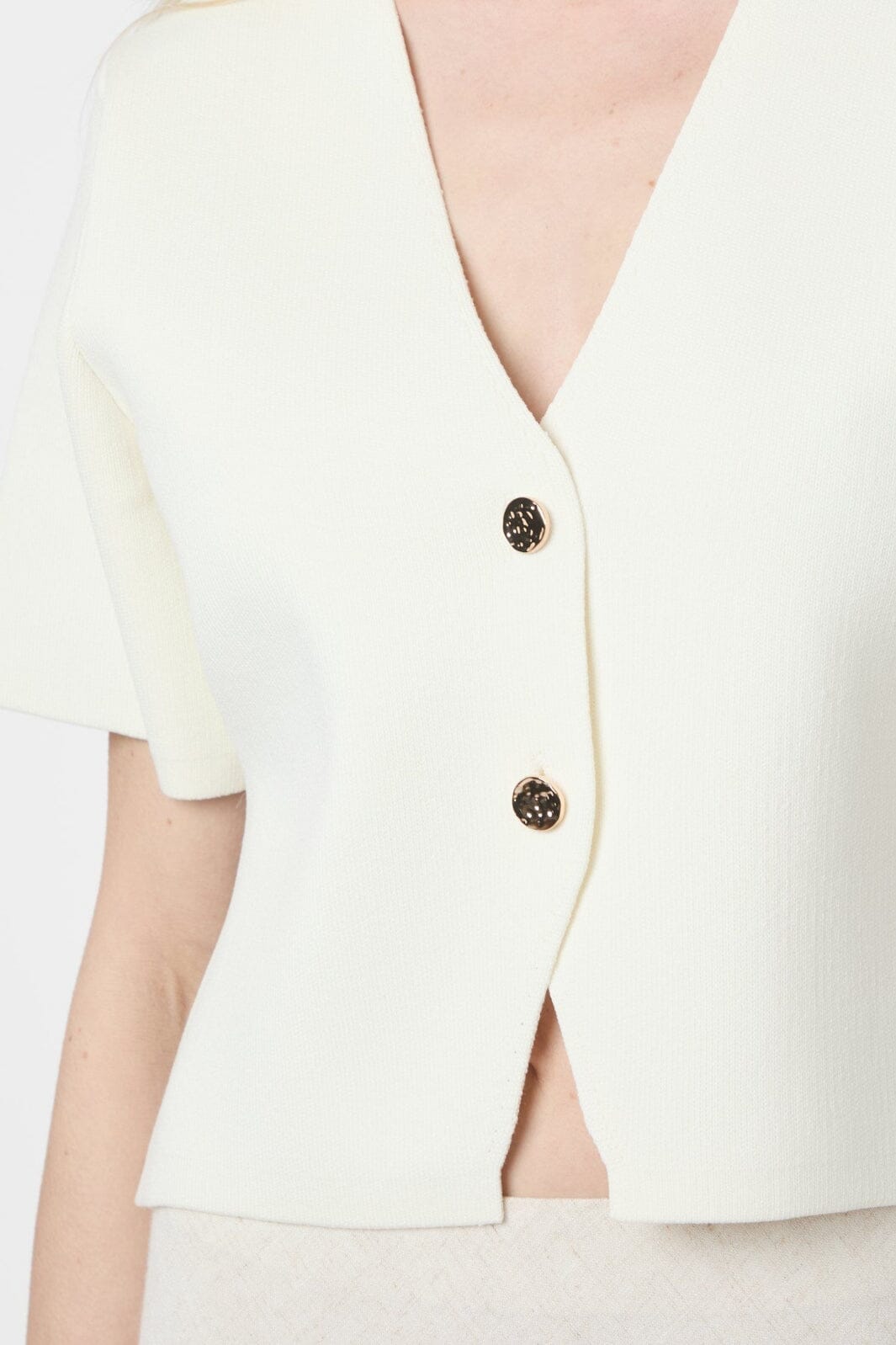 Neo Noir - Setta Knit Blouse 165628 - 121 - Off White