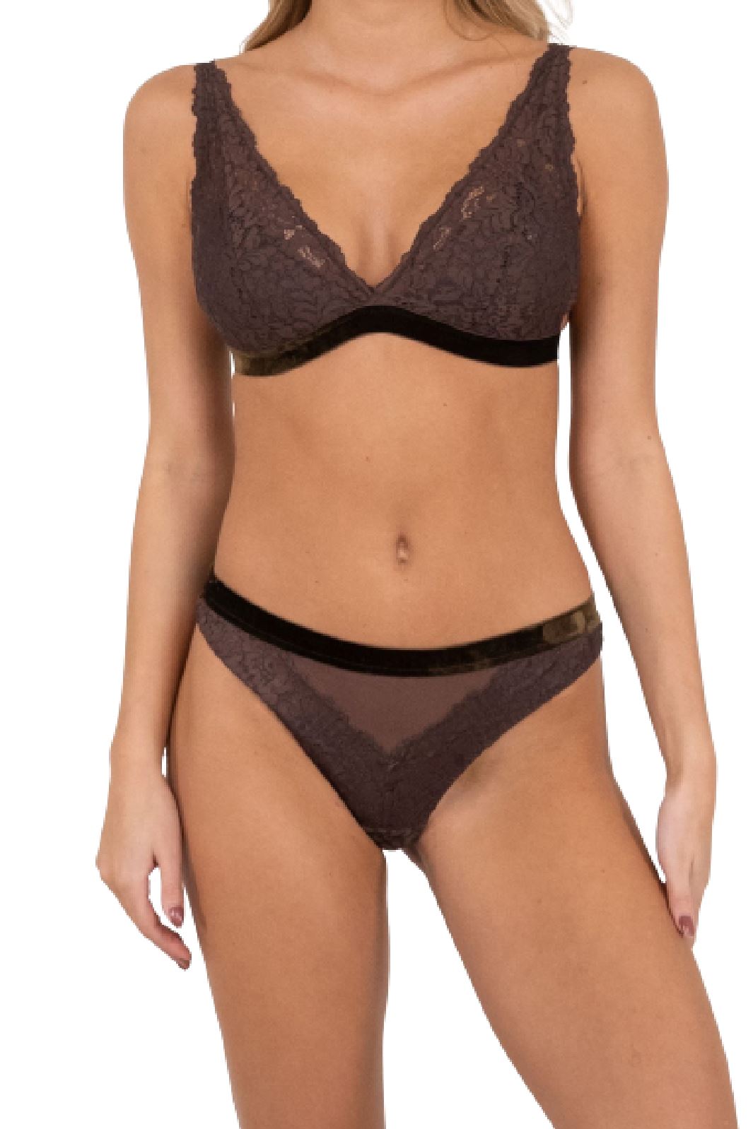 Neo Noir - Skin Blueberry String - Mocca Trusser