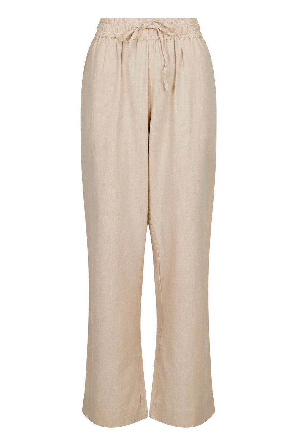 Neo Noir - Sonar Linen Pants - Sand Bukser