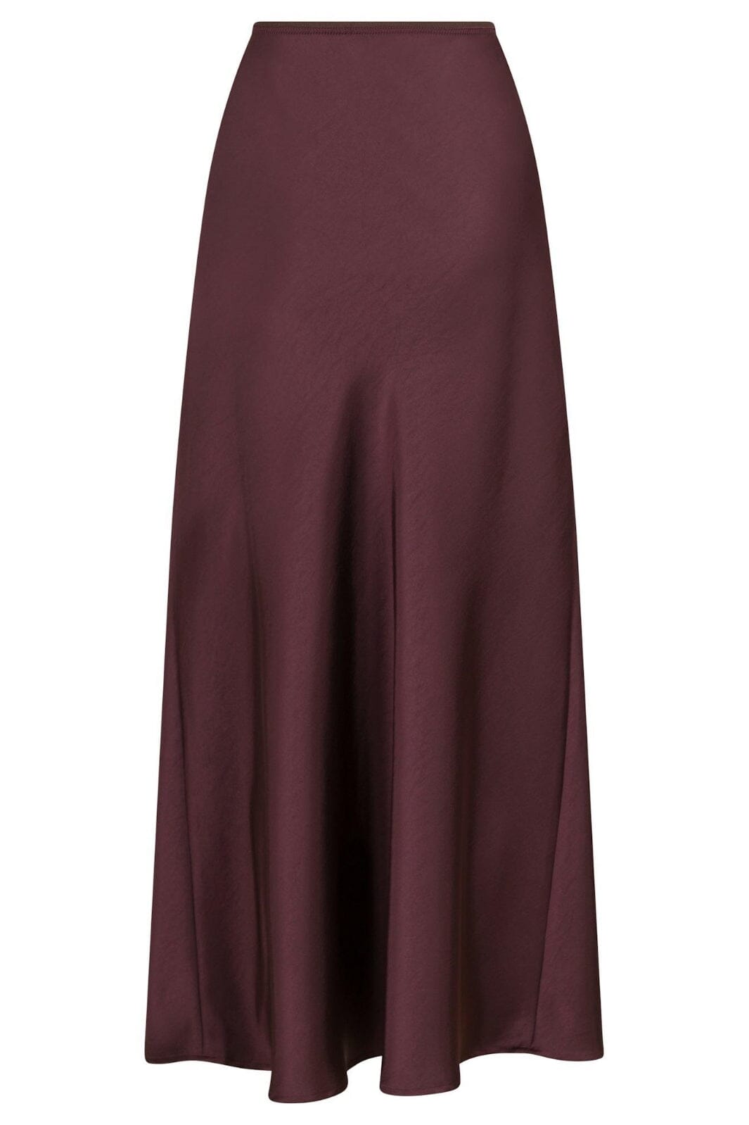 Neo Noir - Vicky Heavy Sateen Skirt 159588 - Burgundy Nederdele