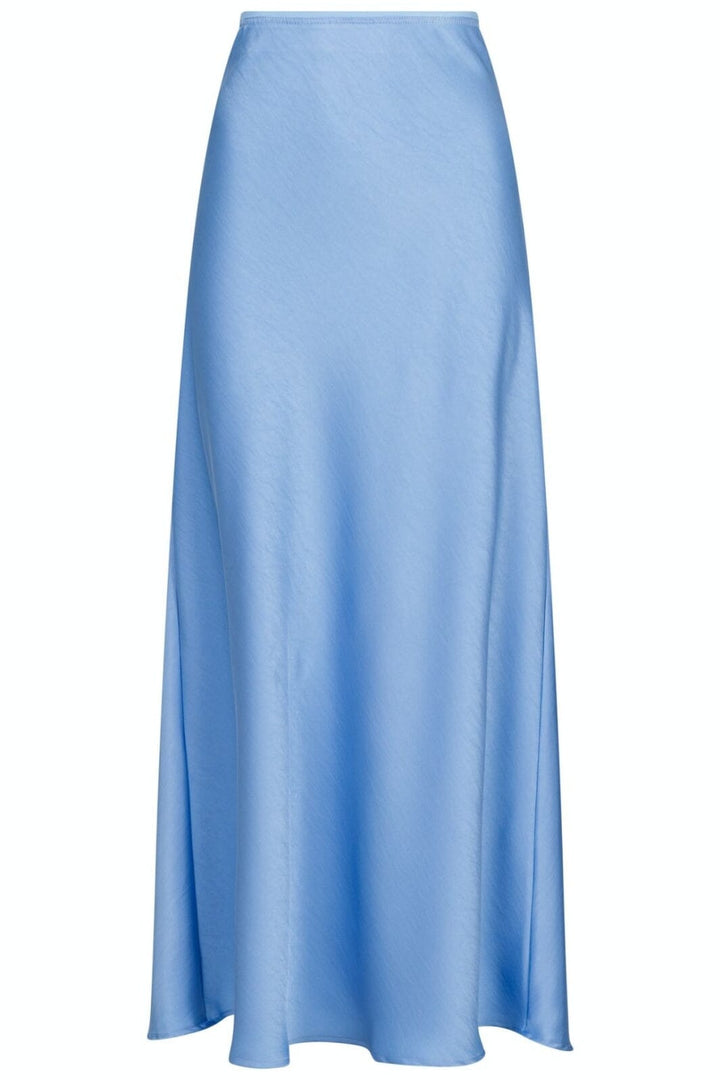 Neo Noir - Vicky Heavy Sateen Skirt - Dusty Blue Nederdele