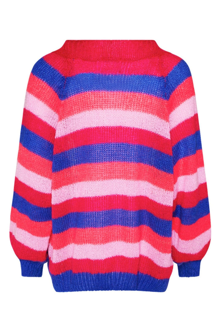 Noella - Abigail Knit Cardigan - Pink/Blue Mix Cardigans