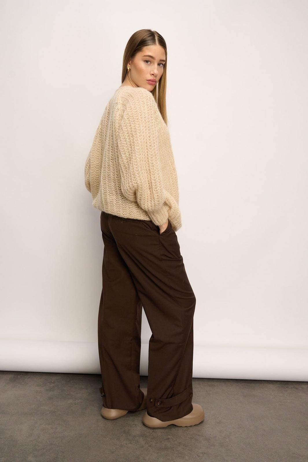 Noella - Joseph Cardigan Solid - 023 Beige Cardigans