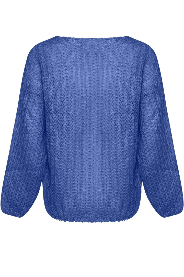 Noella - Joseph Knit Sweater - 535 Royal Blue Strikbluser