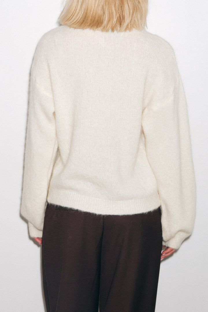 Noella - Kae Knit Cardigan - 1206 Oyster Cardigans