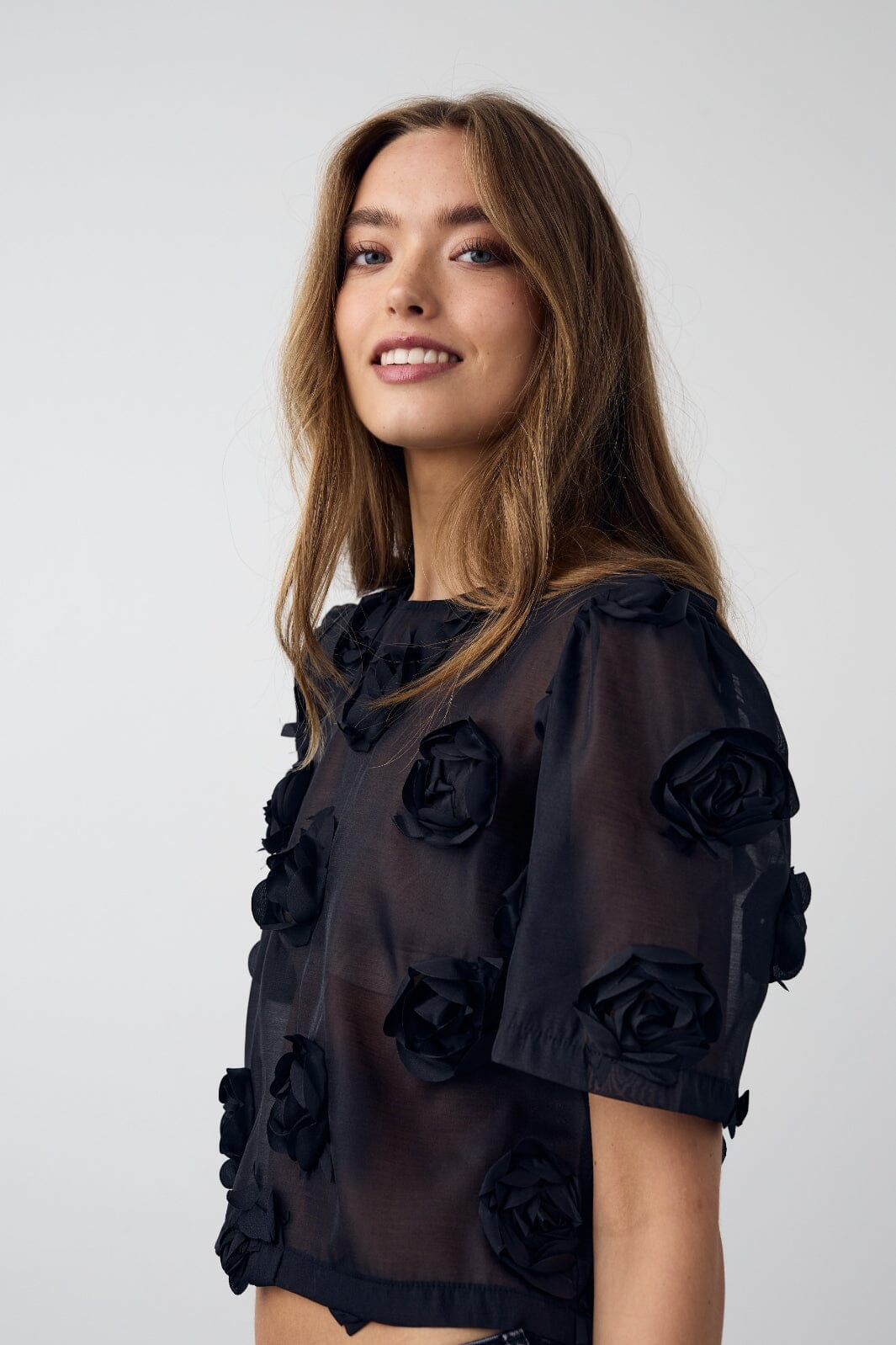 Noella - Kerrin Blouse - 004 Black Toppe