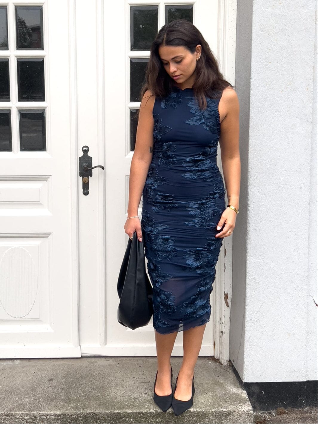 Noella - Lavinia Dress 13500001 - 007 - Navy Kjoler