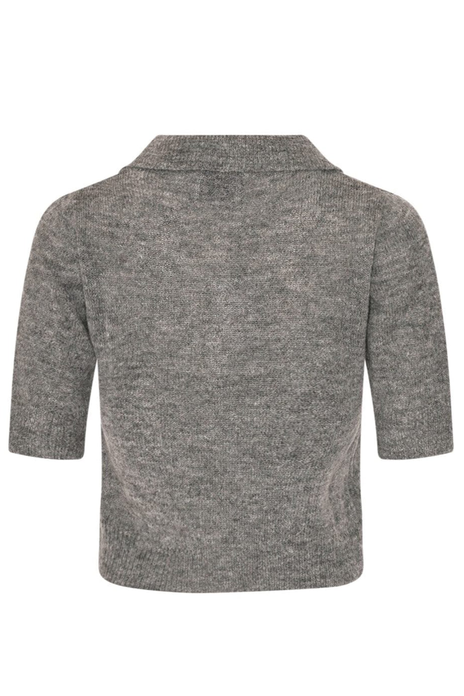 Noella - Levona Knit Polo 13980001 - 019 - Dark Grey Melange