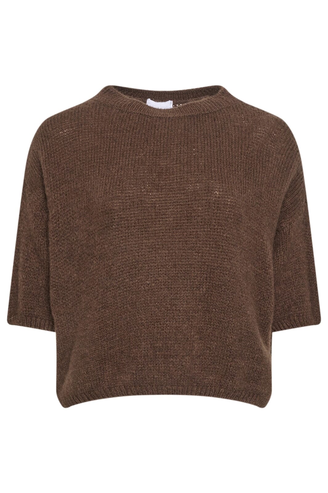 Noella - Mimi Knit Jumper - 548 Dark Brown Strikbluser