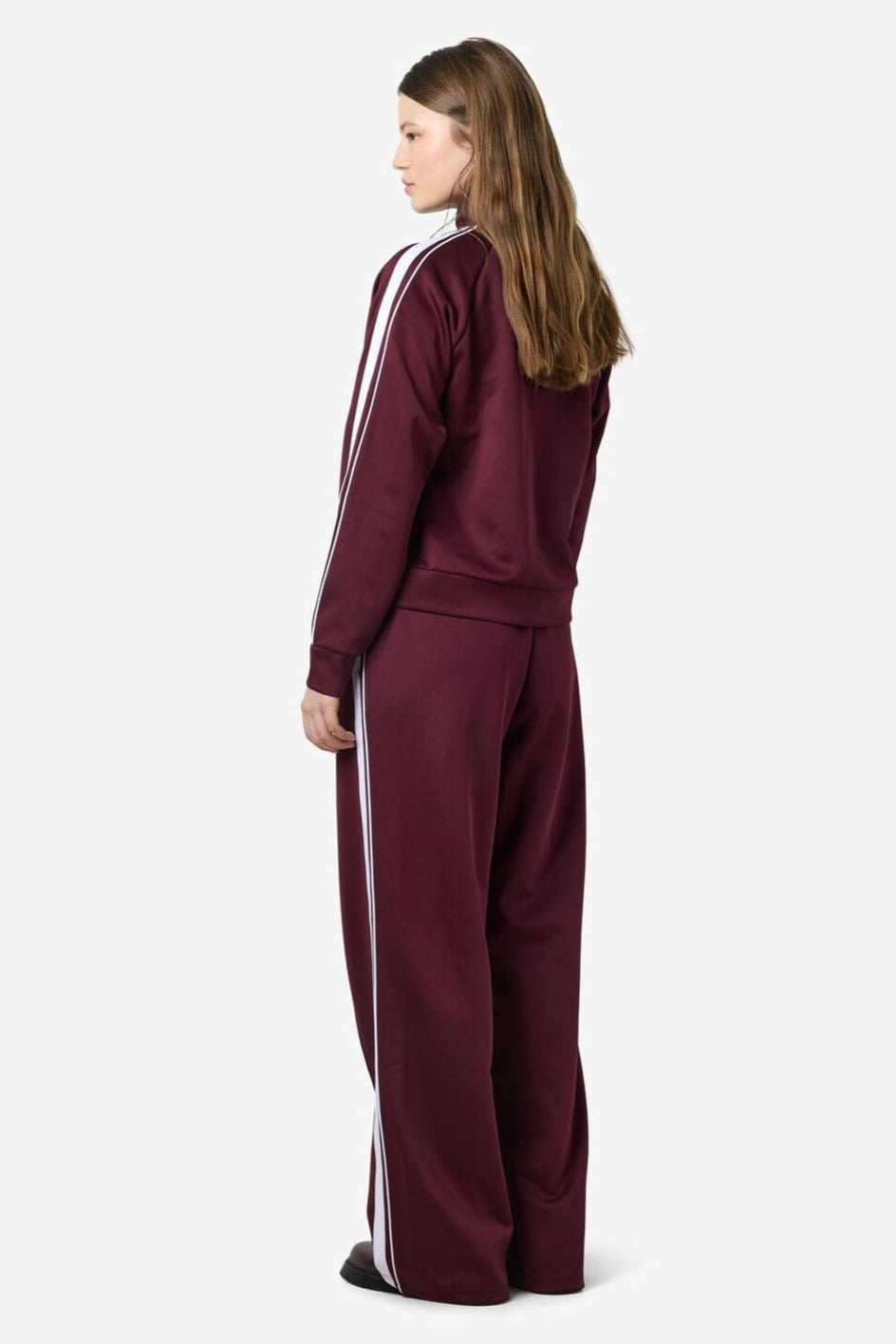 Noisy May - Nmjenna Nw Sporty Jogger - 4837291 Windsor Wine White Stripes