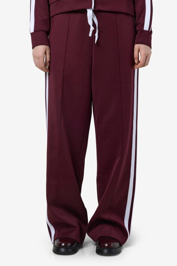 Noisy May - Nmjenna Nw Sporty Jogger - 4837291 Windsor Wine White Stripes