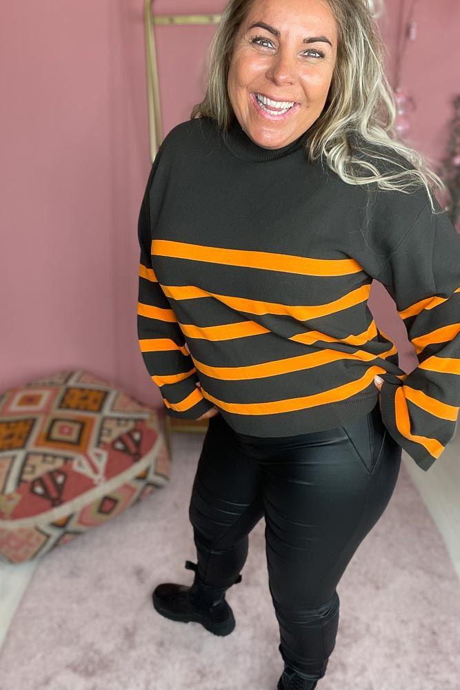 Object - ObjBelle Mw Coated Leggings - Black Bukser