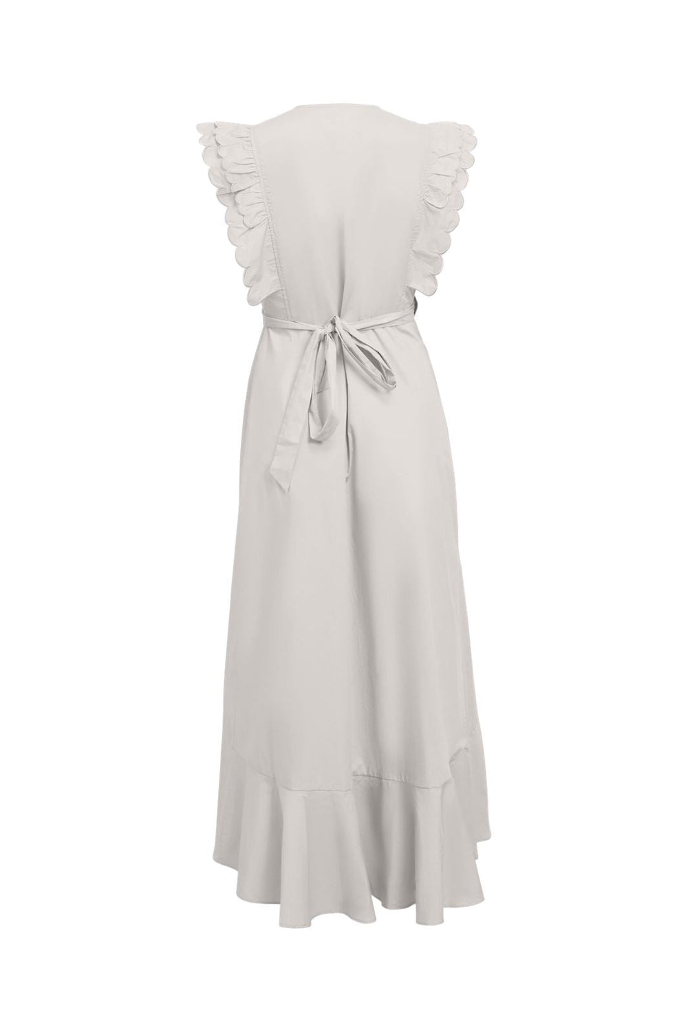 Object - Objhope Papaya S/S Wrap Dress - 4805980 White Sand