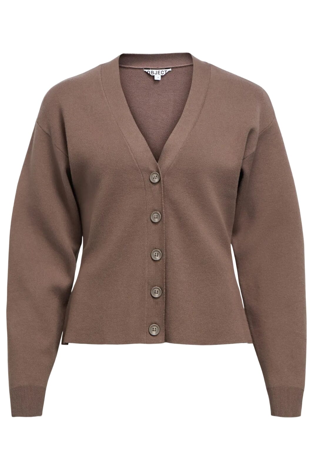 Object - Objreynard Ls Sli Cardigan - 4856931 Morel Cardigans
