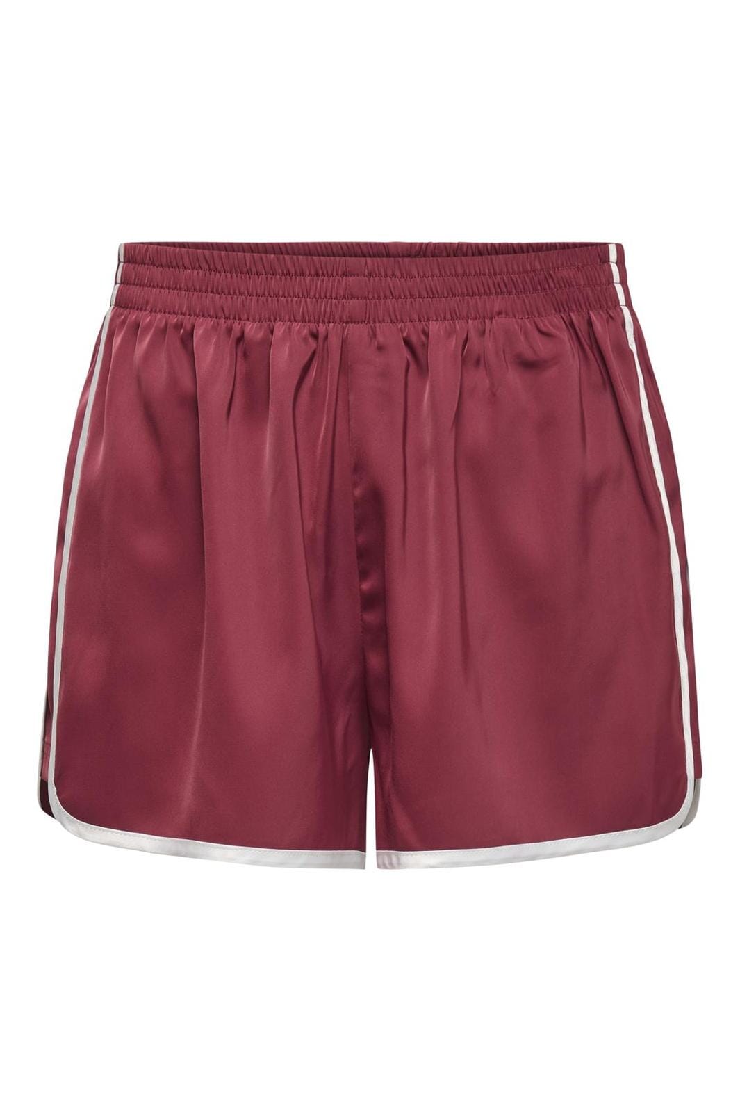 Only - Onlabella Life Sporty Shorts 15348599 - 4775591 - Ruby Wine W White