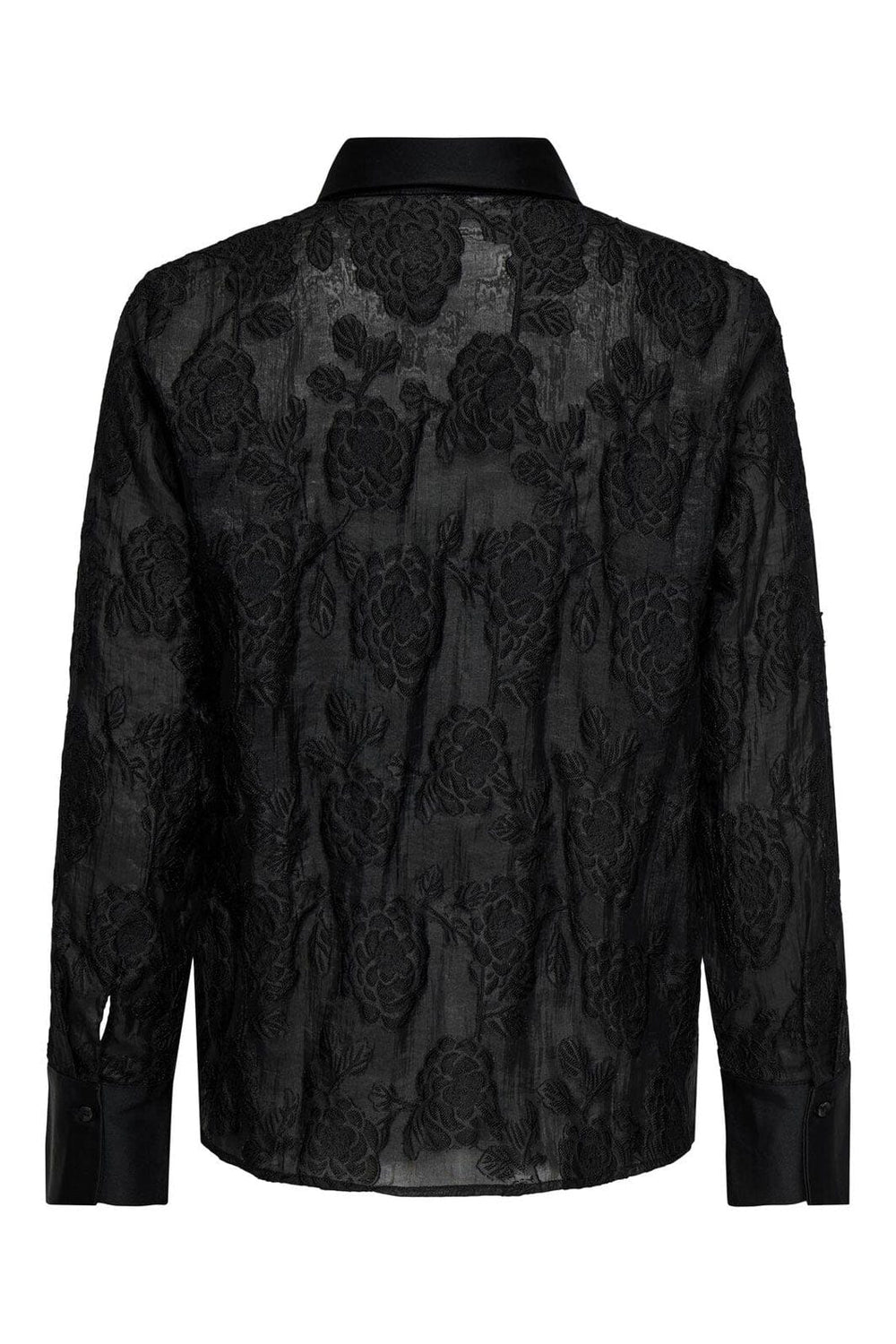 Only - Onlava Ls Shirt - 4824226 Black