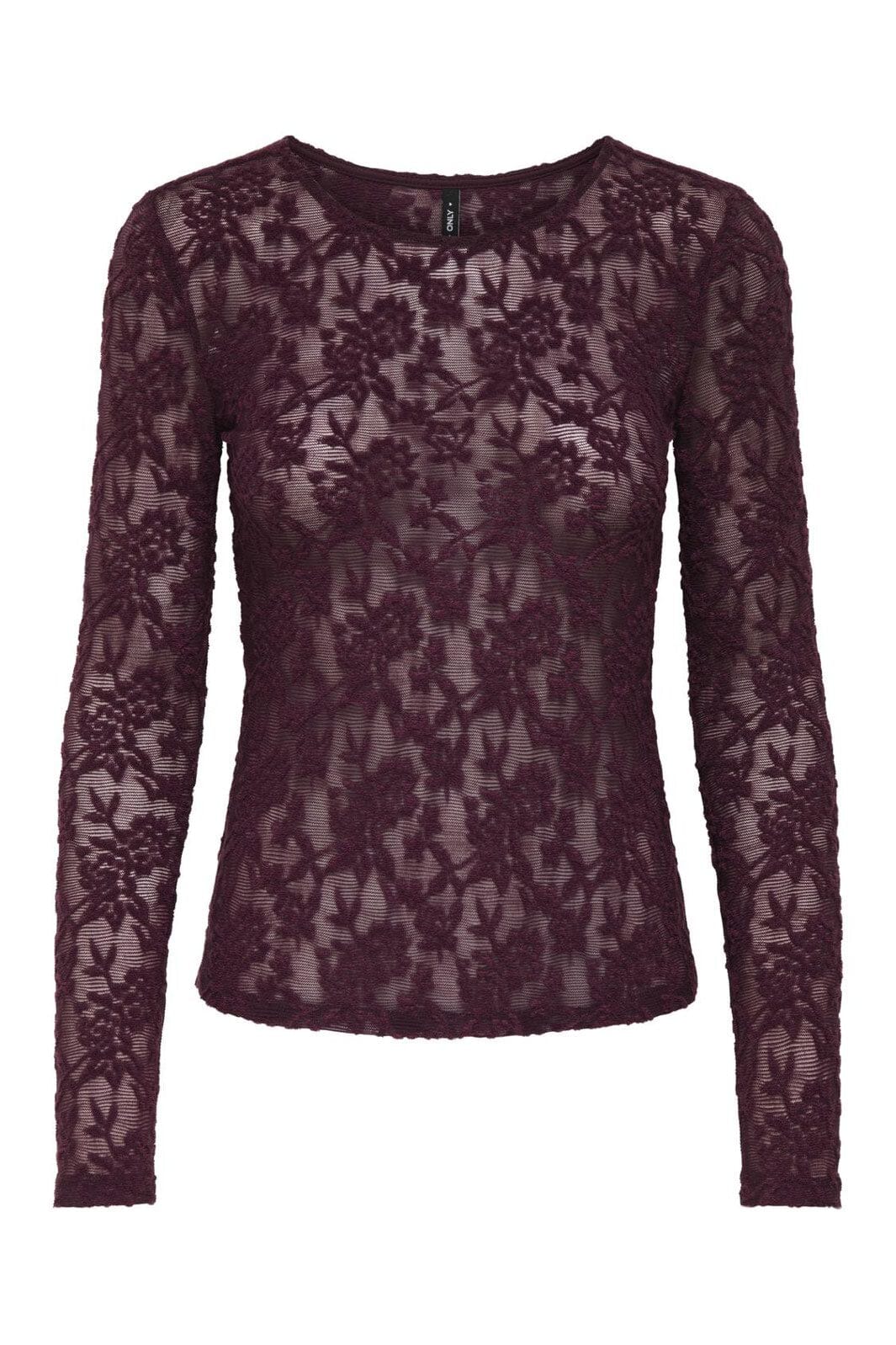 Only - Onlblaise L/S Top - 4840489 Mauve Wine