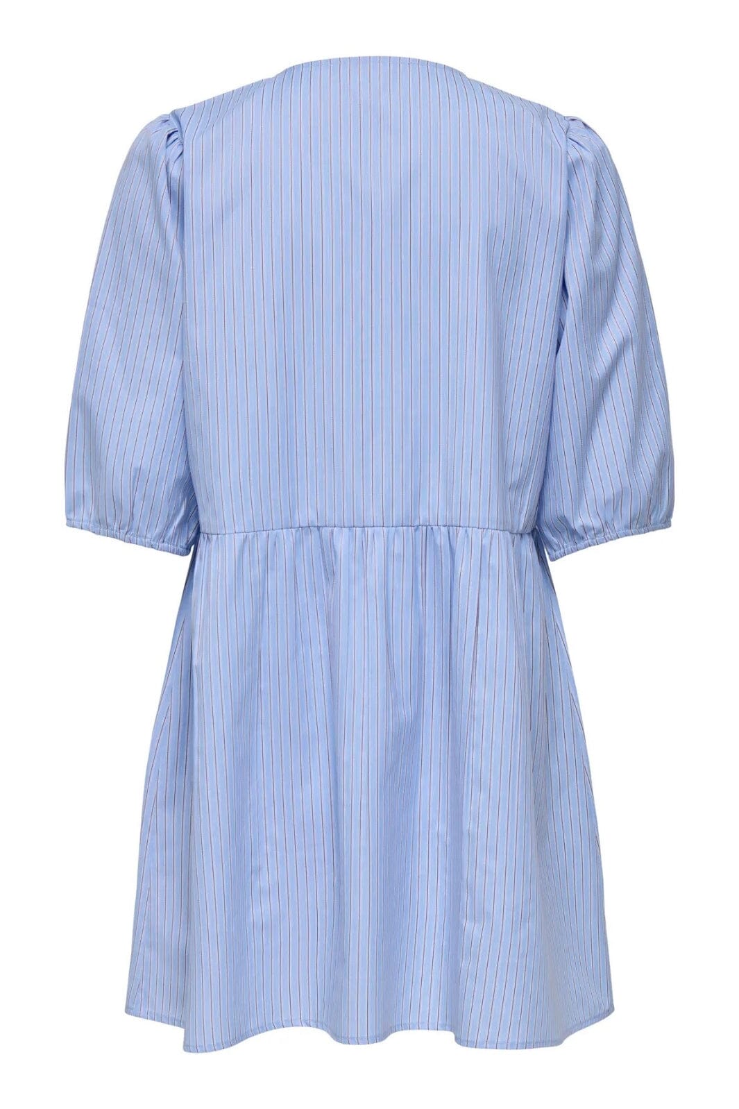 Only - Onlclara Tessa Life Ss Bow Dress - 4881783 Serenity W Bw+Ruby Wine