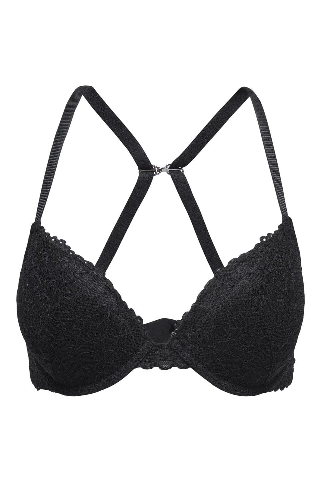 Only - Onldelicate Lace Push-Up Bra Acc - 4822266 Black