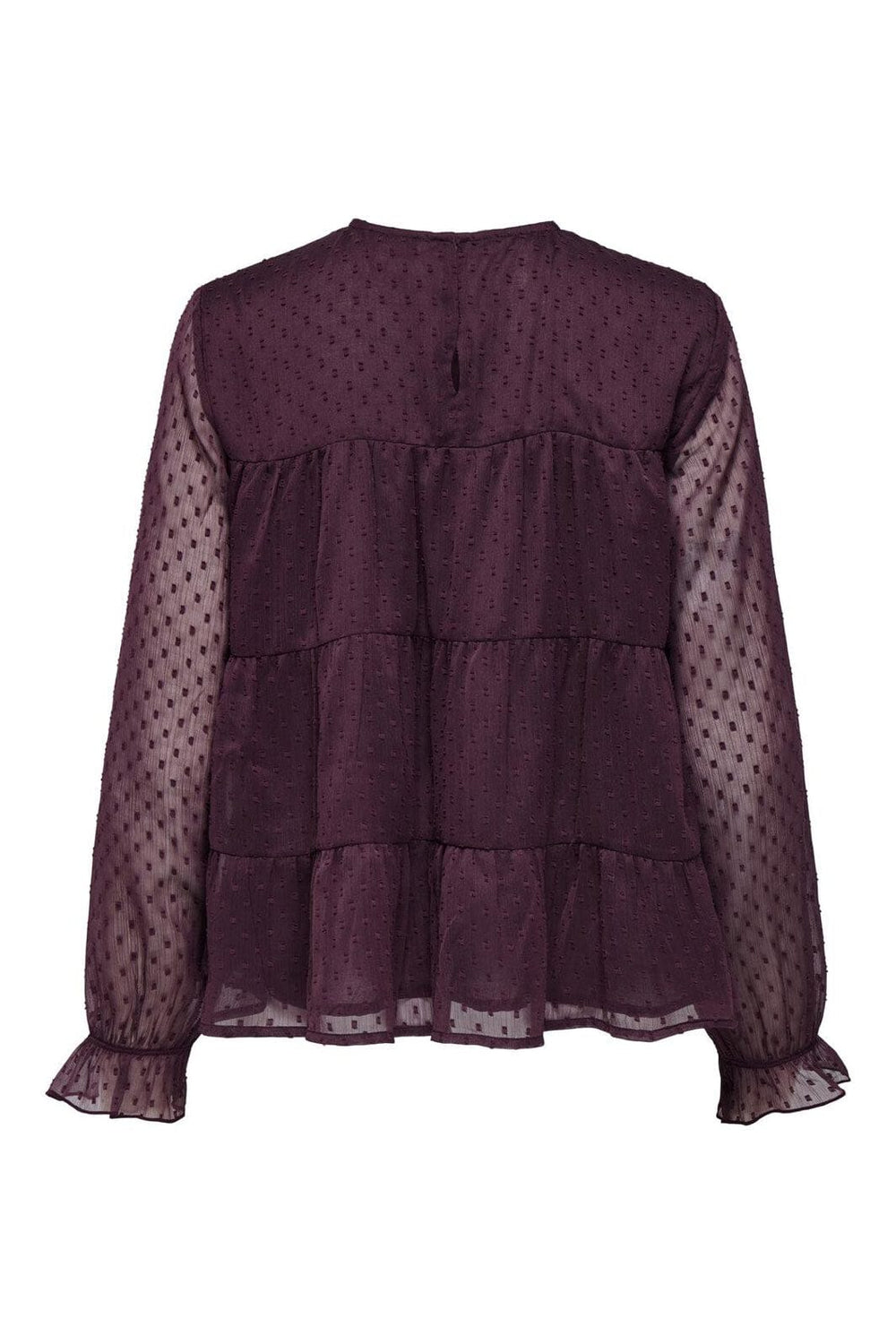 Only - Onleliza Life Ls Dobby Top - 4861790 Winetasting