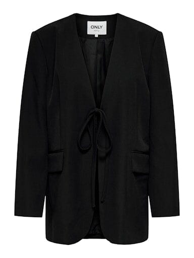Only - Onlelly Life L/S Ovs Tie Blazer Tlr - 4810728 Black Blazere