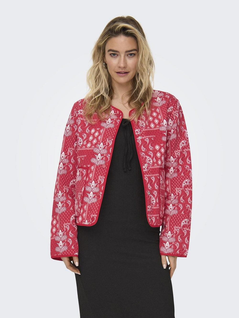 Only - Onlelvira Jacket - 4808494 Mars Red Boho