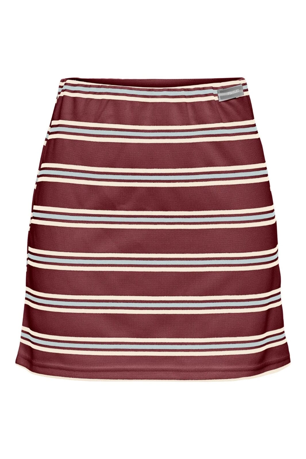 Only - Onlevie Mini Skirt - 4838504 Ruby Wine Starlight Blue + Antique White