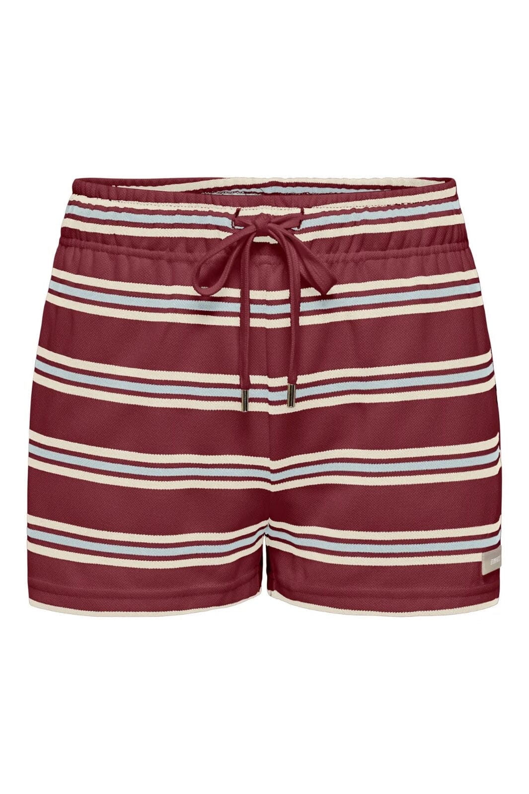 Only - Onlevie Shorts - 4838510 Ruby Wine Starlight Blue + Antique White