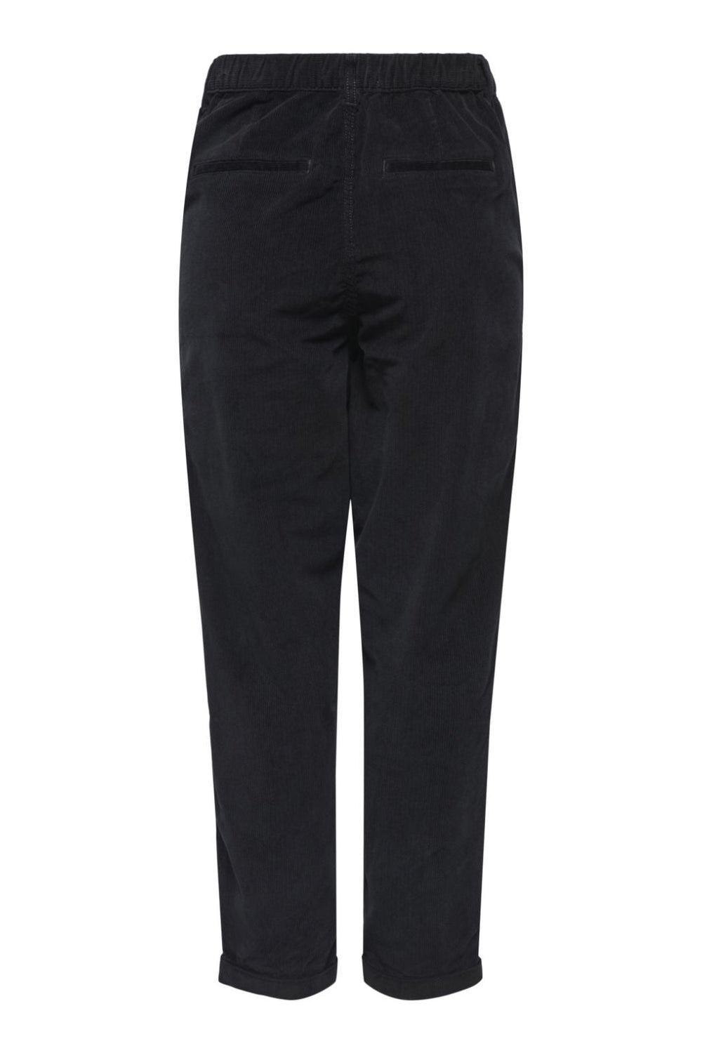 Only - Onlflora Ela Cord Carrot Pant - 4884687 Black Bukser