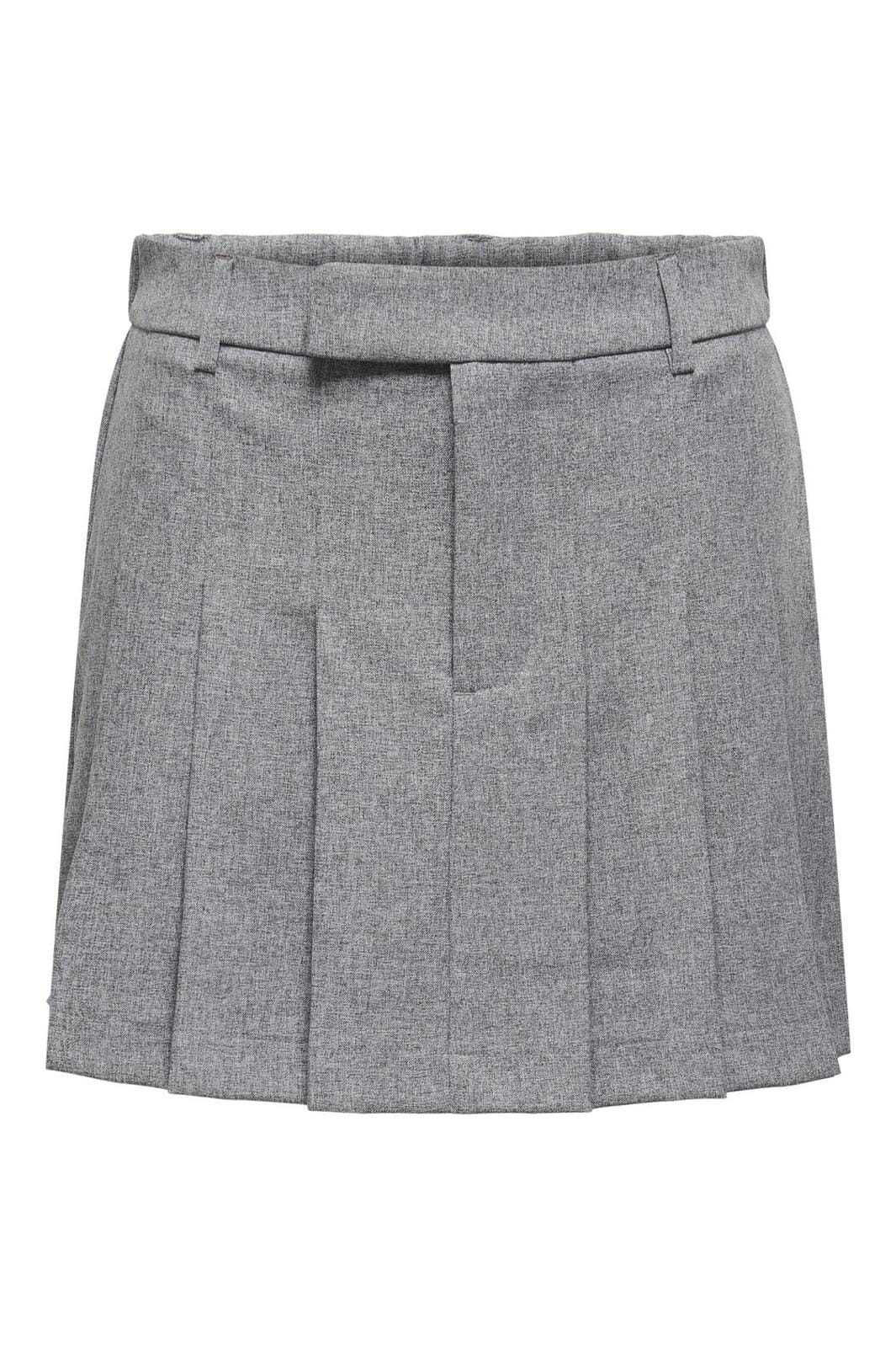 Only - Onlharriet Mel Pleat Skirt 15346356 - 4733833 - Light Grey Melange