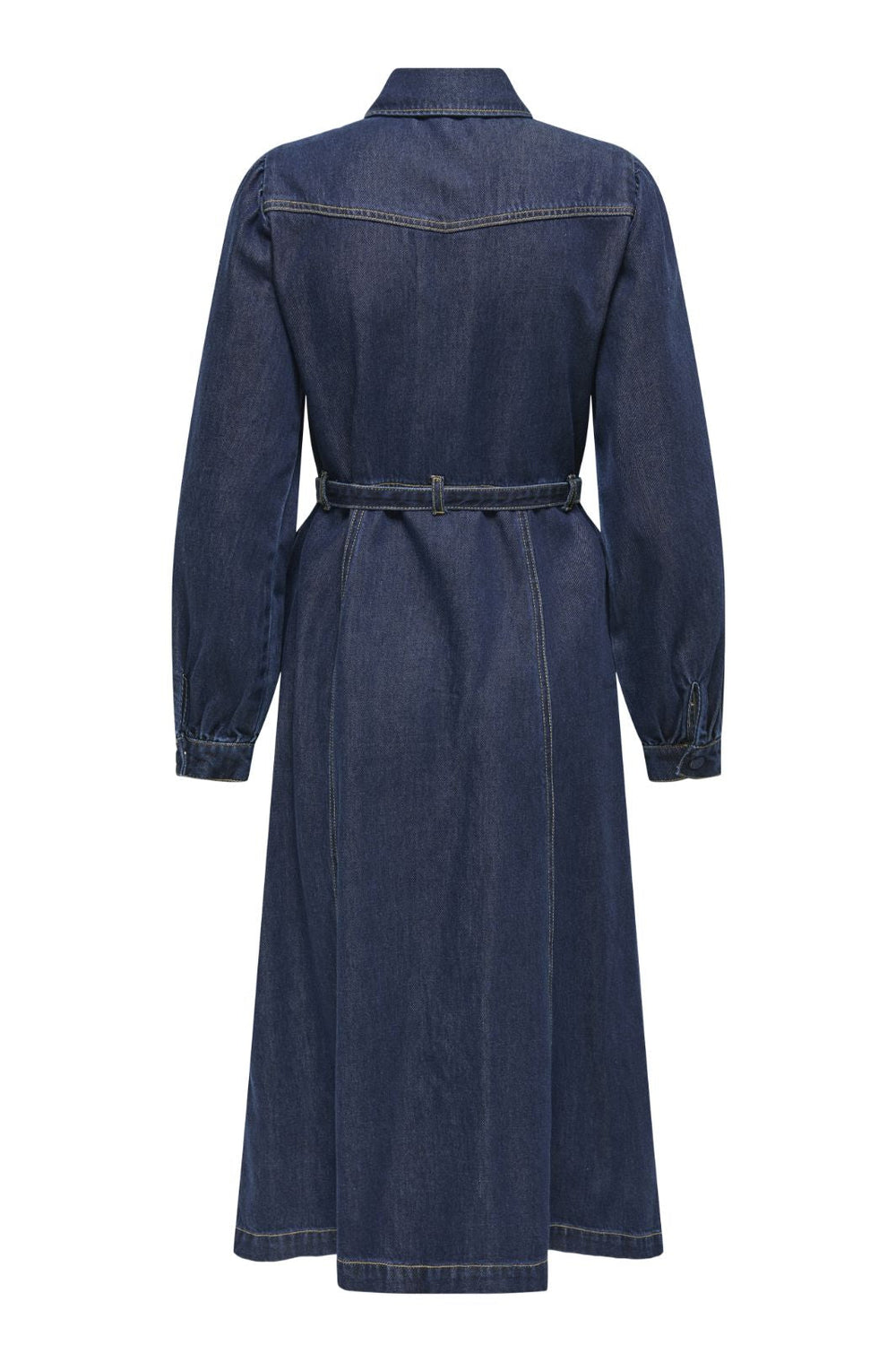 Only - Onljulie Ls Dress Qyt - 4802433 Dark Blue Denim Kjoler