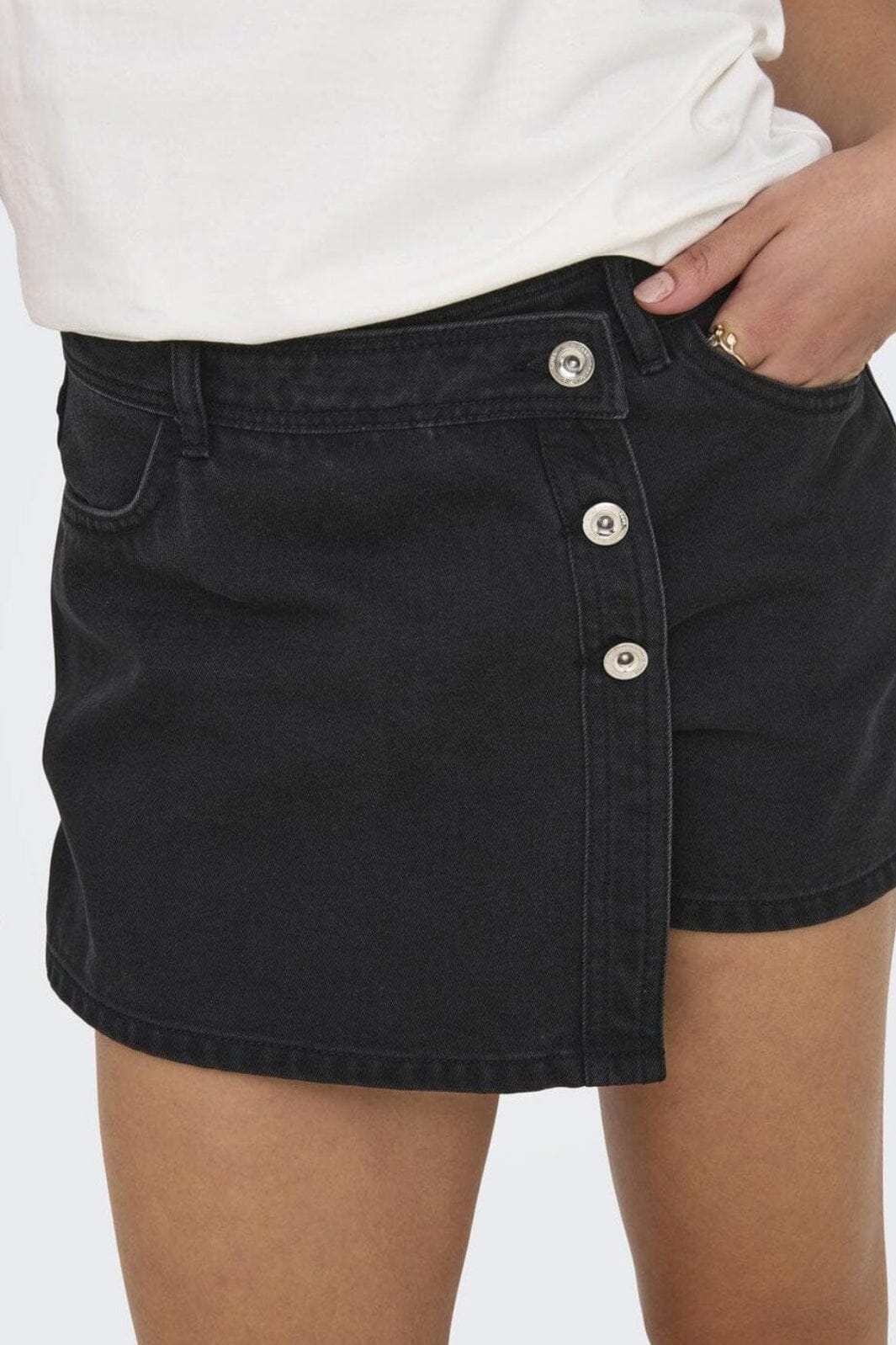 Only - Onllesly Reg Lb Skort - 4731030 Washed Black