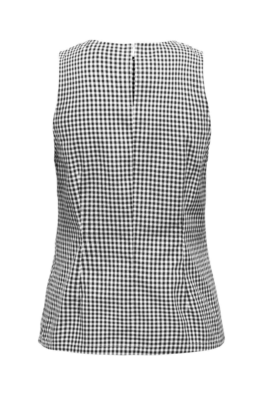 Only - Onlmaye Sl Check Top - 4955590 Black White