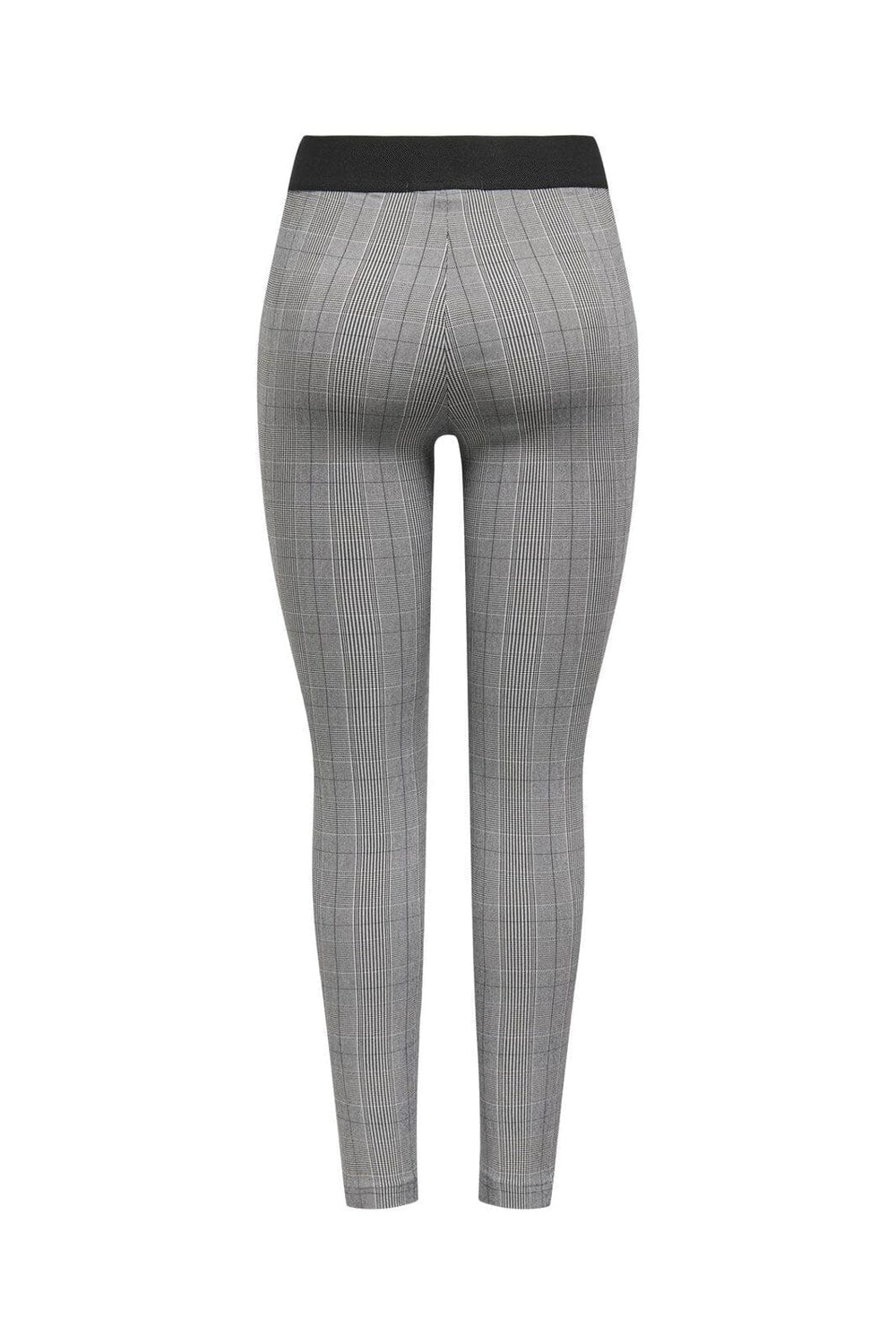 Only - Onlmedusa Life Check Legging - 4858738 Black White