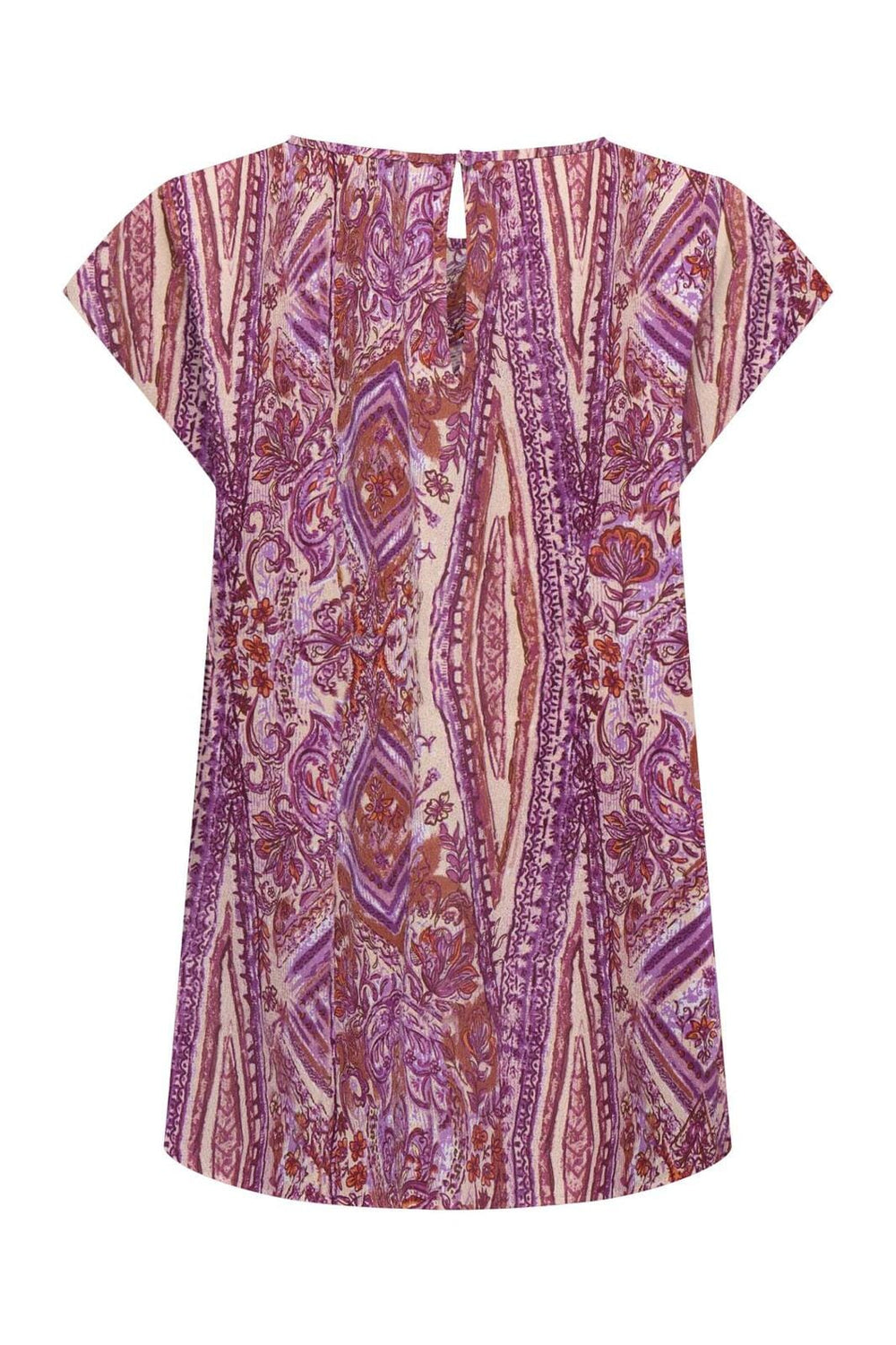 Only - Onlnova Life Elite S/S Top - 4696825 Fuchsia Fedora 617 Bohobabe