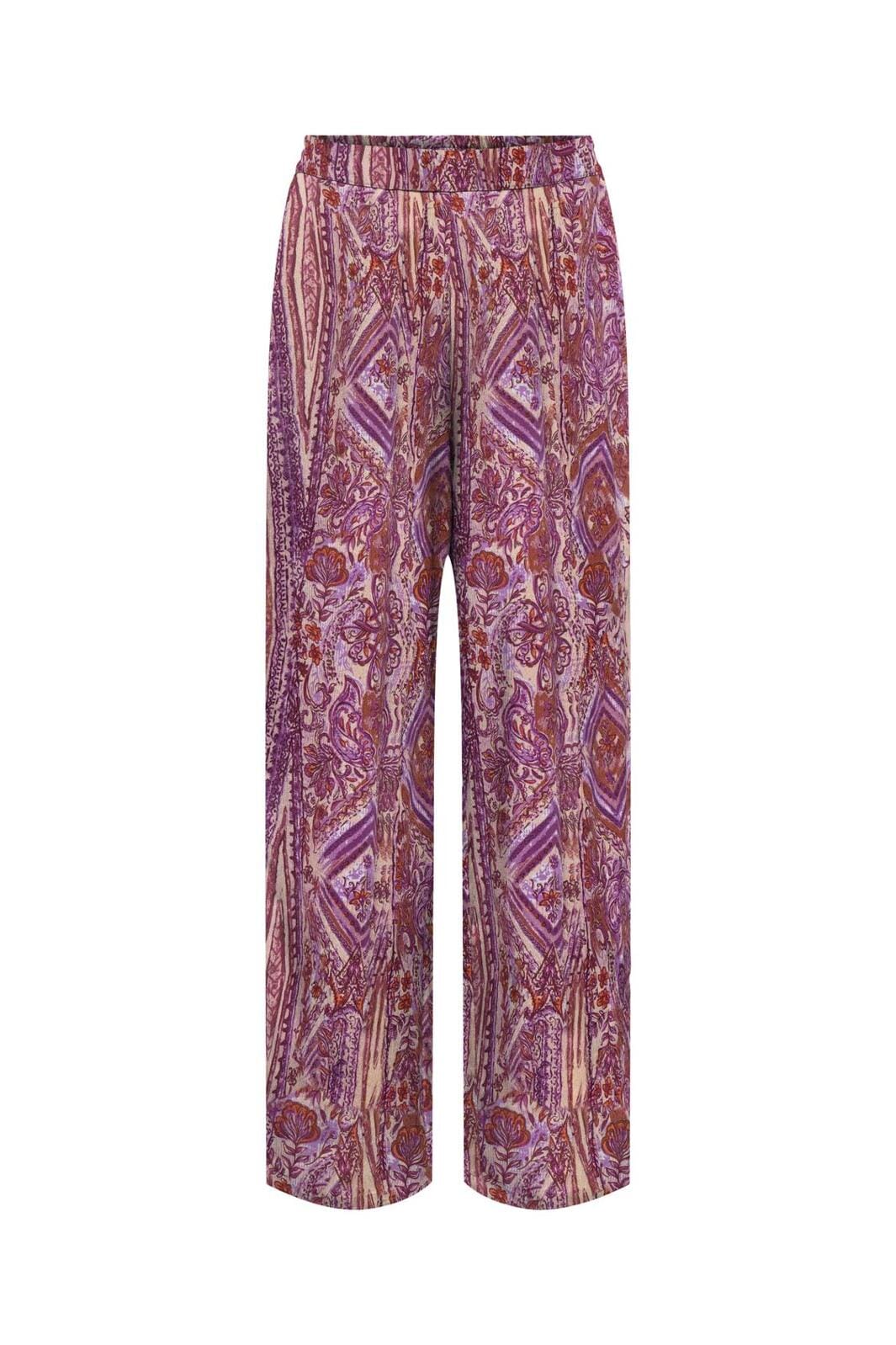 Only - Onlnova Life Vis Chiara Pant - 4697455 Fuchsia Fedora 617 Bohobabe