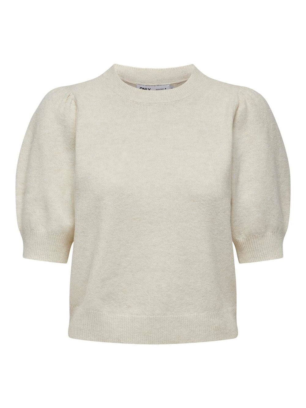 Only - Onlrica Life 2/4 Pullover Knt - 4456945 Birch W. Melange Strikbluser