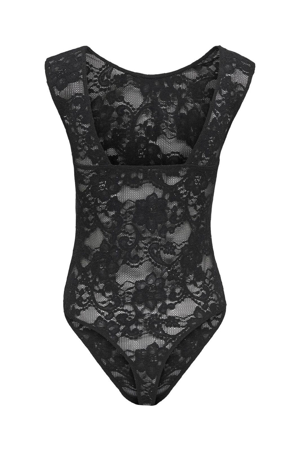 Only - Onlsafina Glitter Lace Body Acc - 4863376 Black