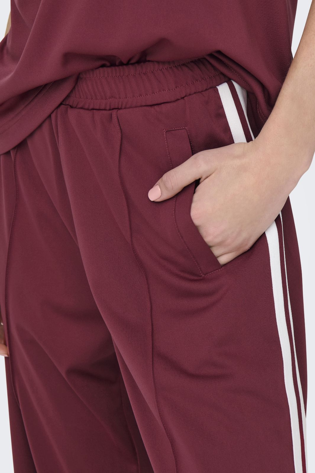 Only - Onlsports Pant Ub Swt - 4832798 Ruby Wine Bukser