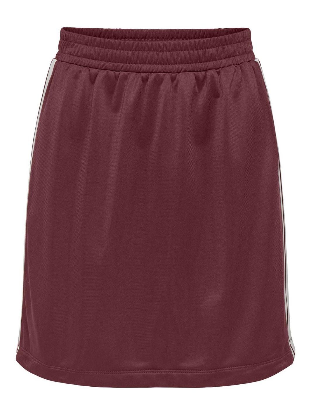 Only - Onlsports Short Skirt Ub Swt - 4832799 Ruby Wine