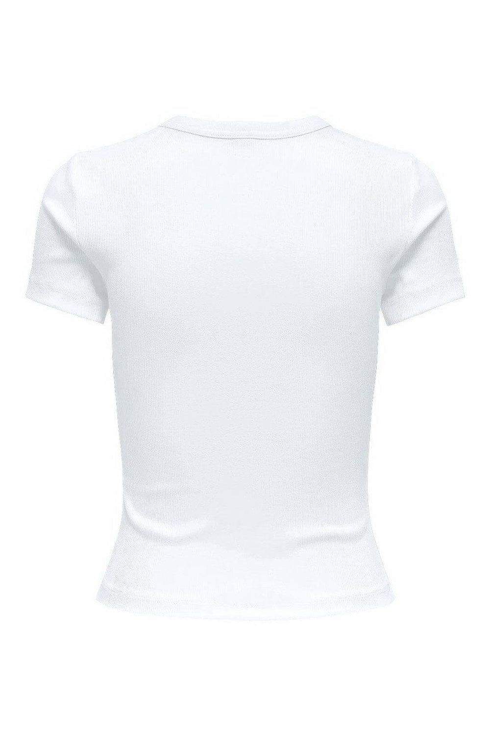 Only - Onlval Life S/S O-Neck Top - 4963296 Bright White