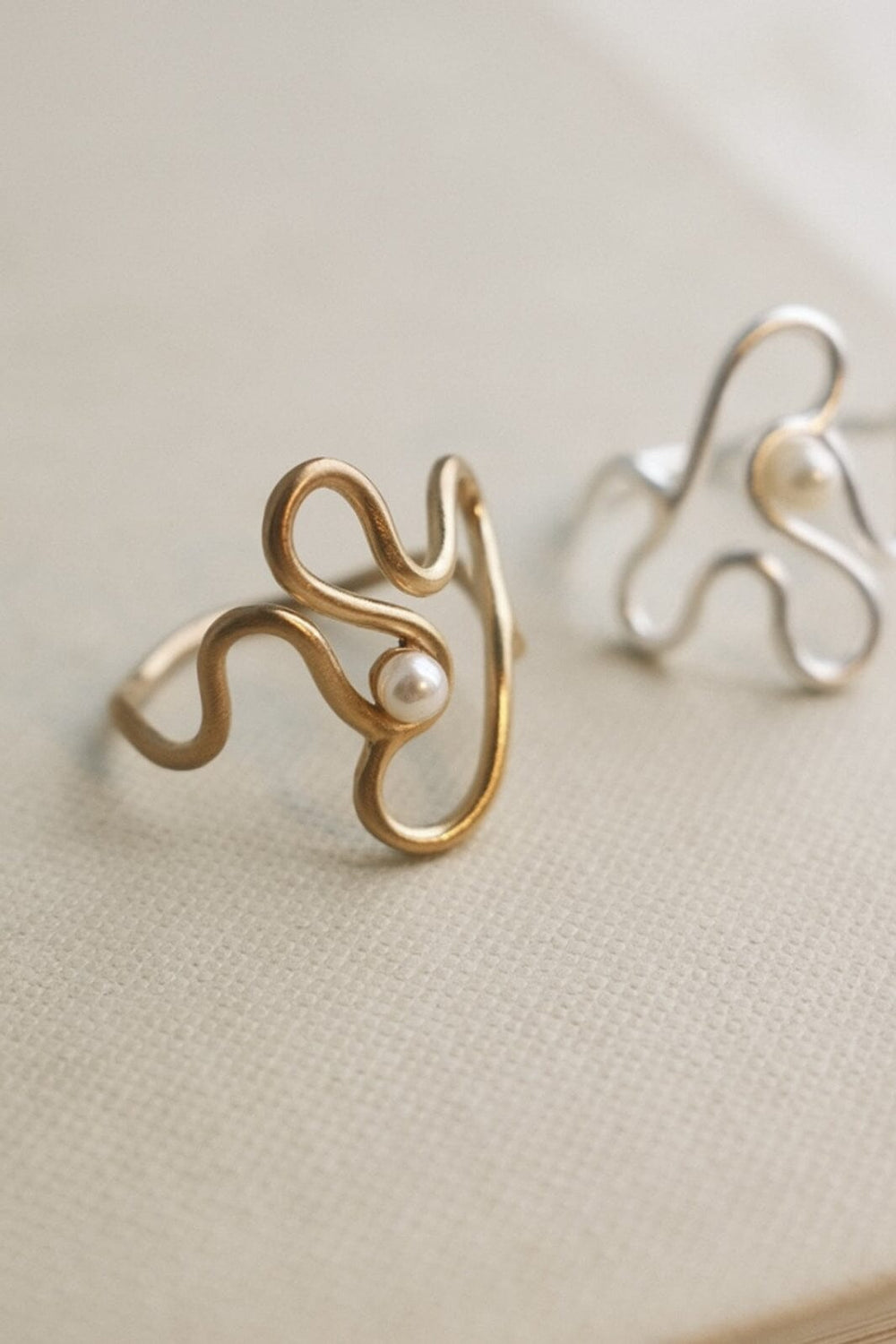 Pernille Corydon Jewellery - Bay Pearl Ring - Silver Ringe
