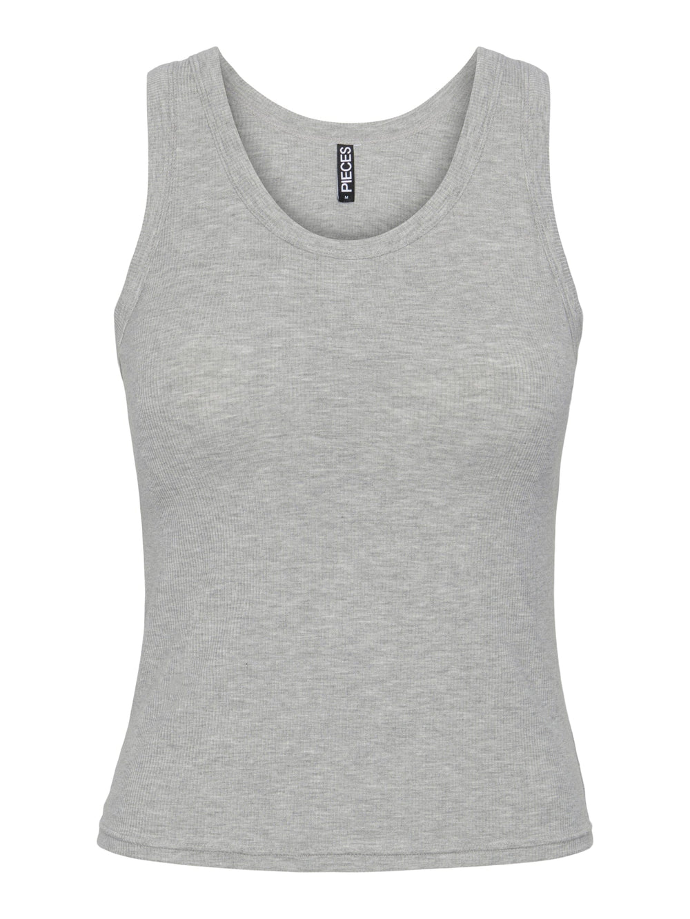 Pieces - Pcanibi Sl Bra Top - 4513760 Light Grey Melange Toppe