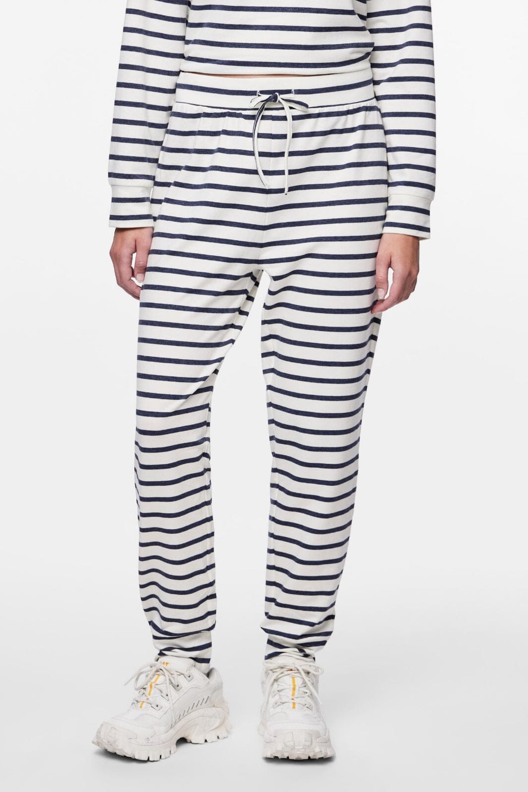 Pieces - Pcbibi Pant - 4428916 Navy Blazer CLOUD DANCER Bukser