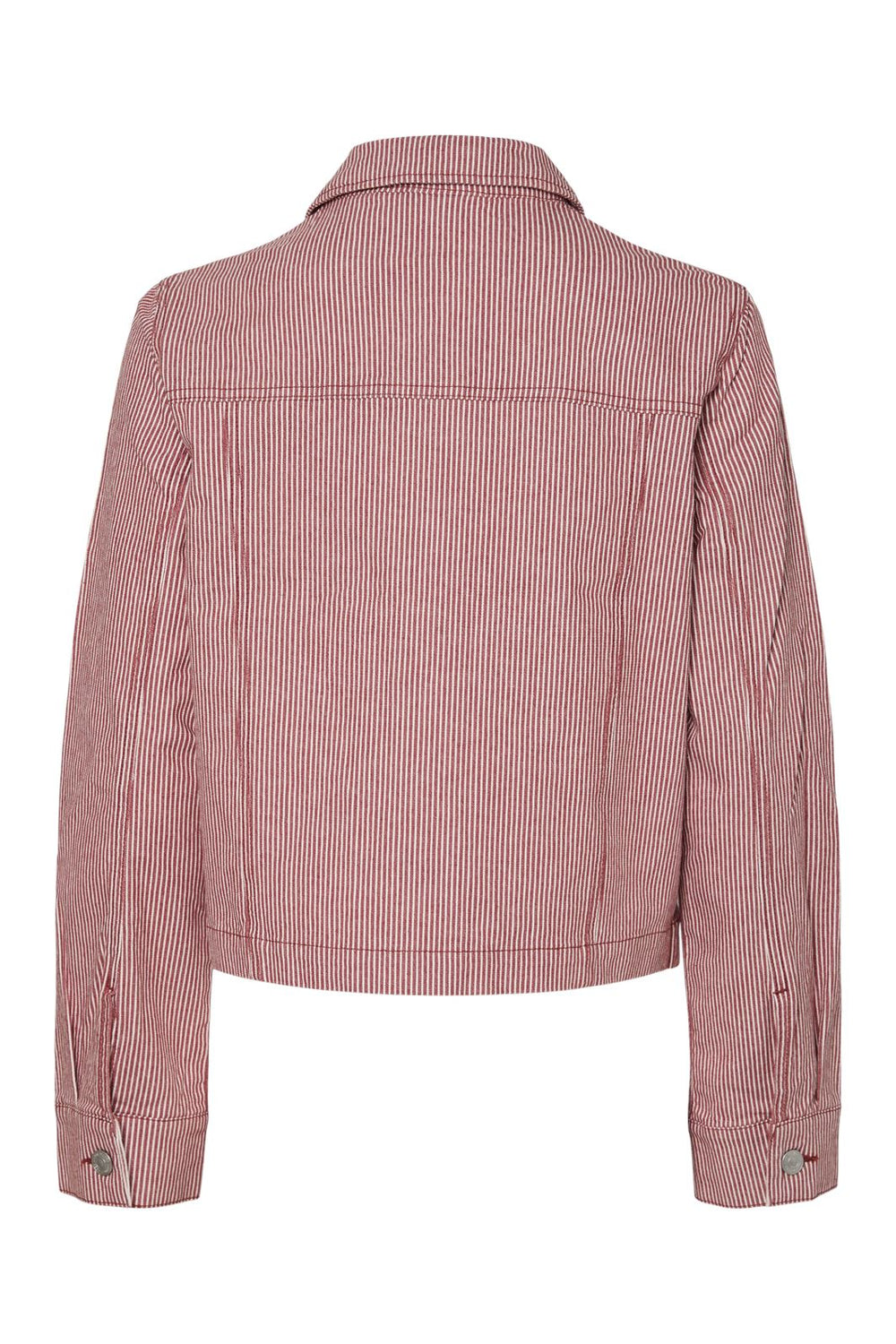 Pieces - Pcbillo Denim Jacket - 4746454 Chili Oil Cloud Dancer