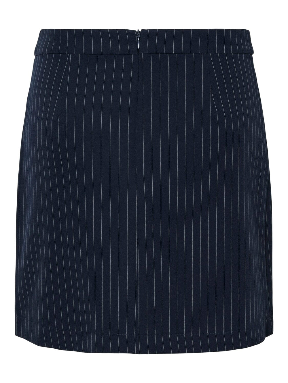 Pieces - Pcbozzy Slit Skirt Pinst Cp - 4604148 Sky Captain Pinstripe Nederdele