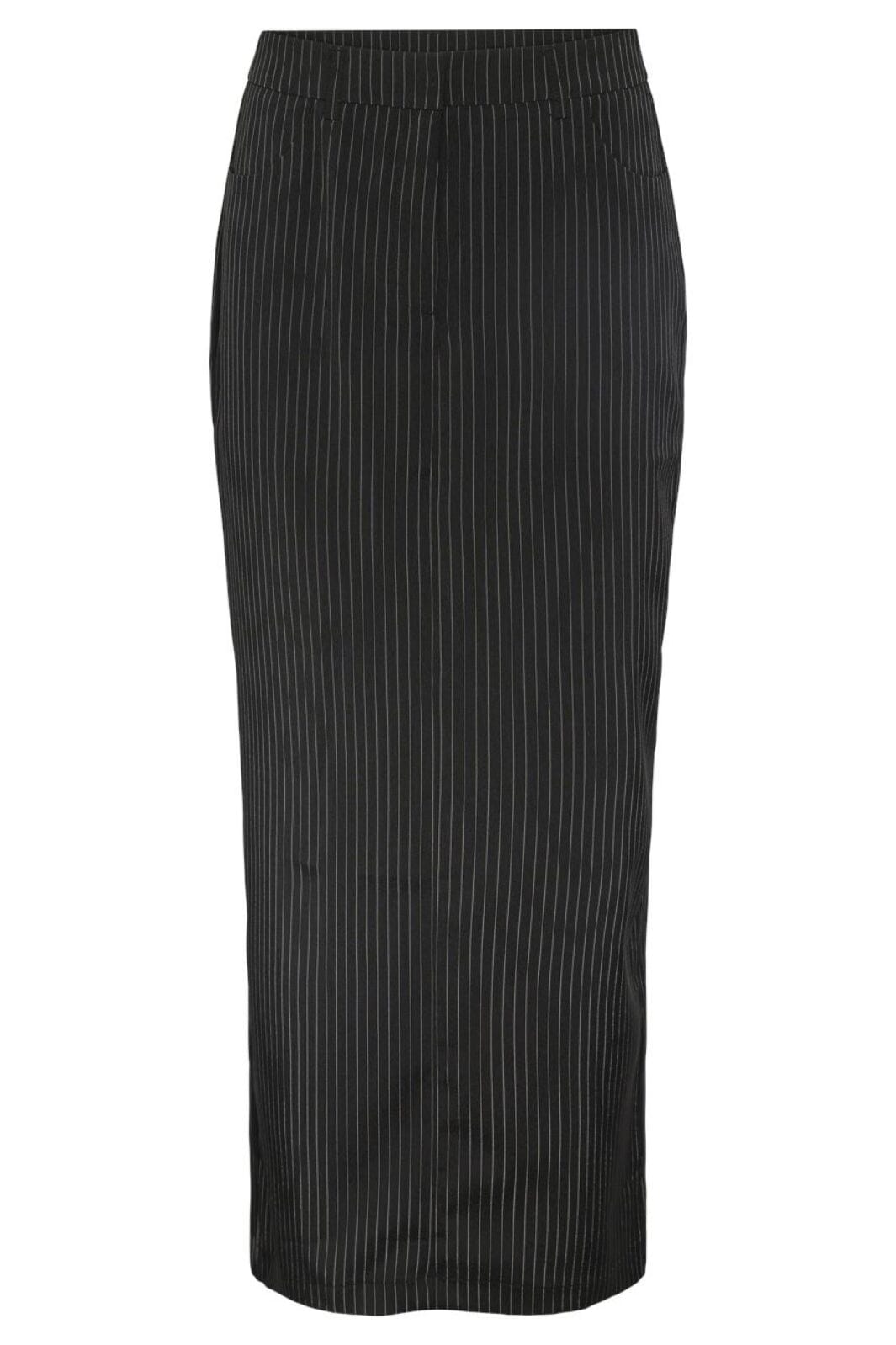 Pieces - Pcdidi Ankle Skirt - 4512844 Black White Nederdele