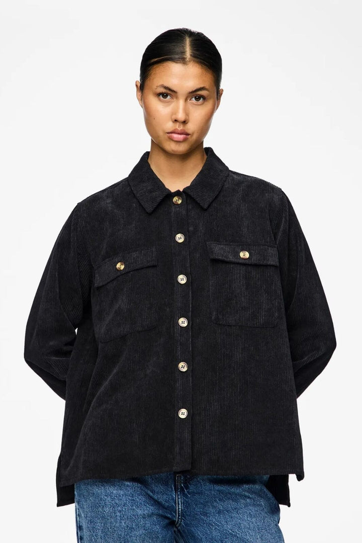 Pieces - Pceffi Ls Shirt - 4724154 Black
