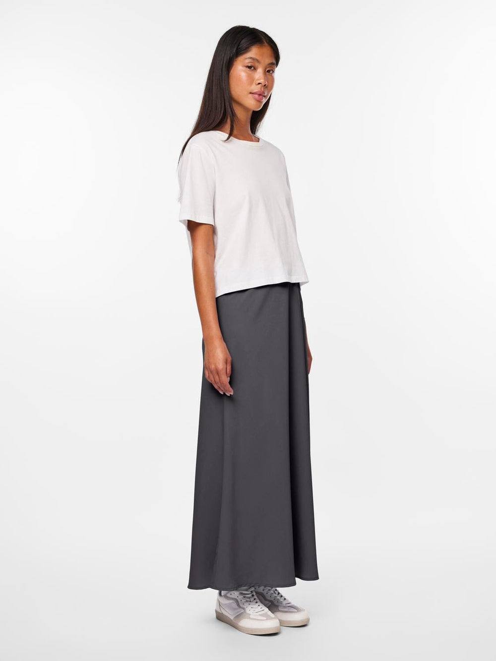 Pieces - Pcfranan Ankle Skirt - 4460385 Magnet Nederdele